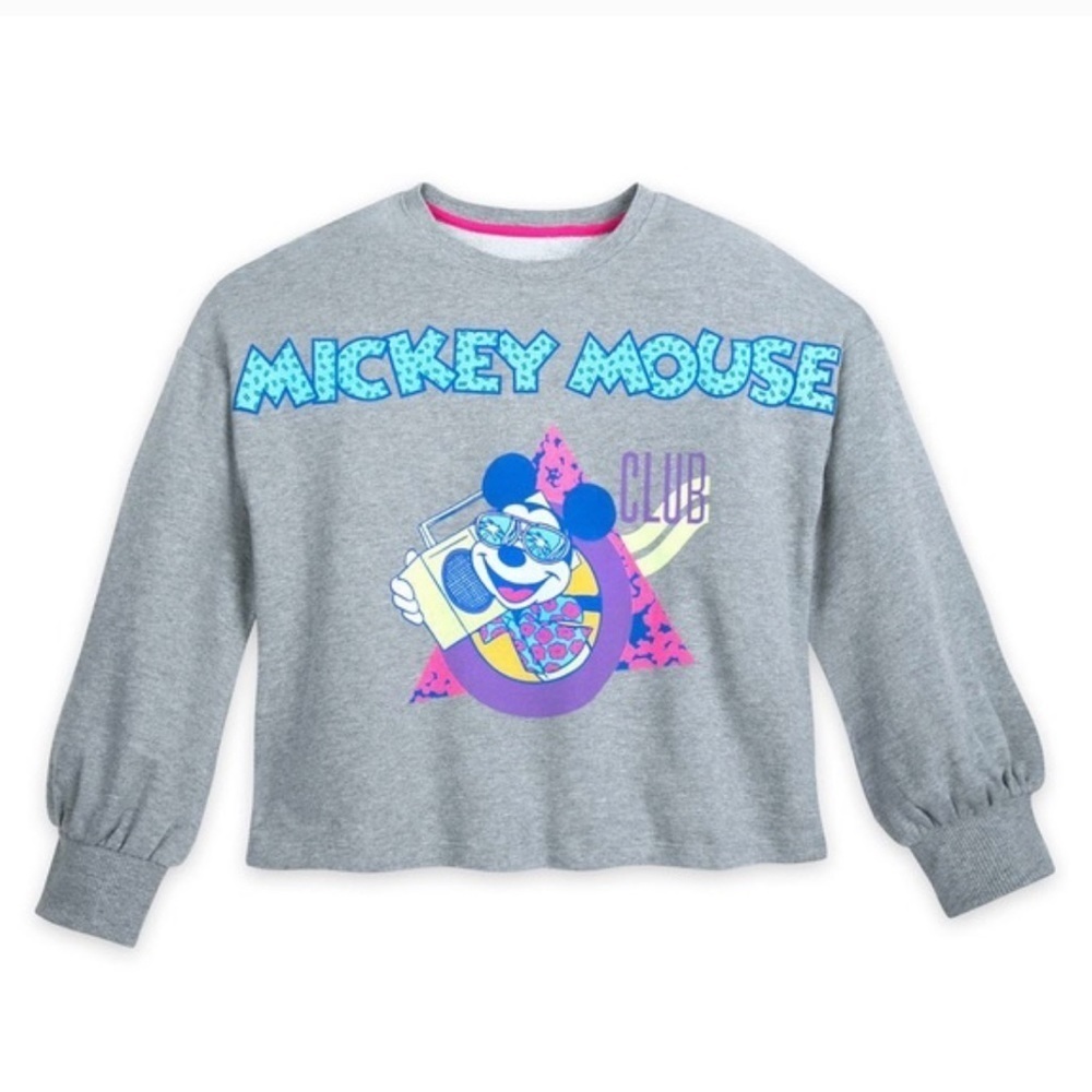 NWOT Mickey Mouse Club Retro Club Pullover Size XL